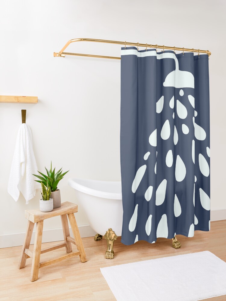 Alternate view of Shower time Shower Curtain