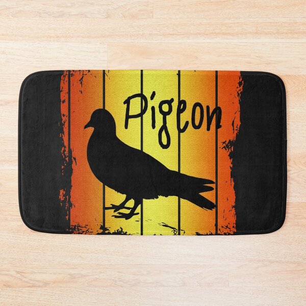 Item preview, Pigeon silhouette with lettering Pigeon as a gift designed and sold by tarek25.