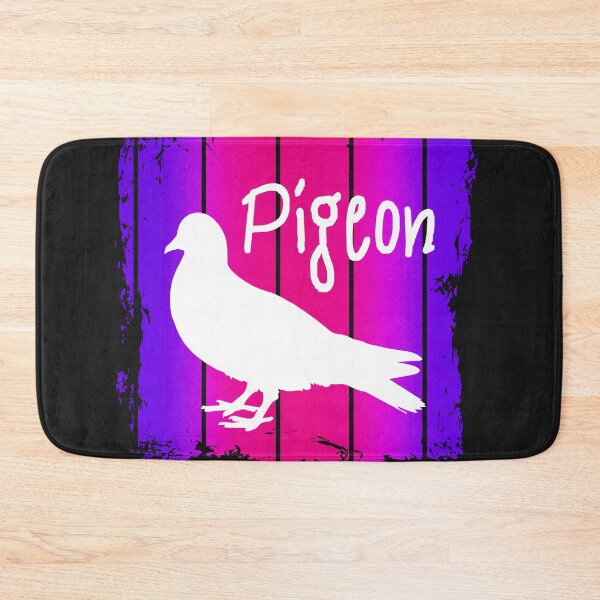 Item preview, Pigeon silhouette with lettering Pigeon as a gift designed and sold by tarek25.