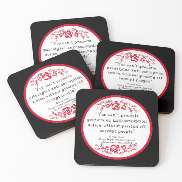 Item preview, Kent Corruption Quote - Needlepoint (red circle) designed and sold by Thelittlelord.