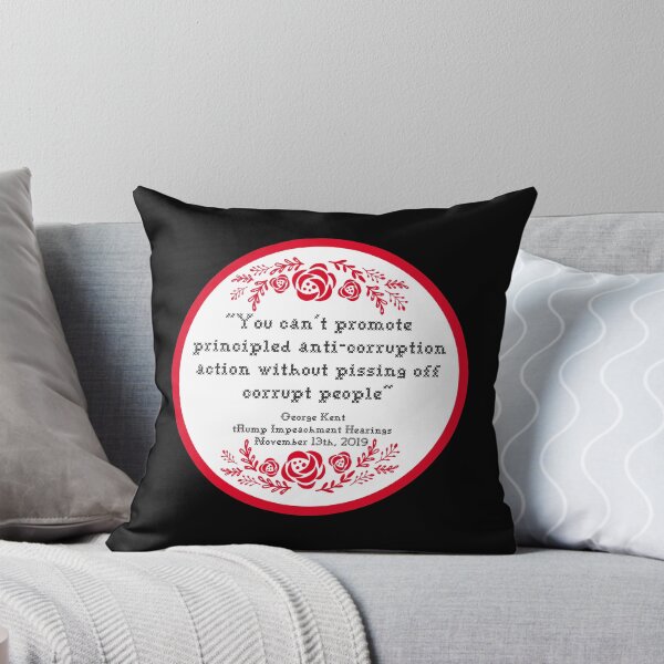 Item preview, Kent Corruption Quote - Needlepoint (red circle) designed and sold by Thelittlelord.