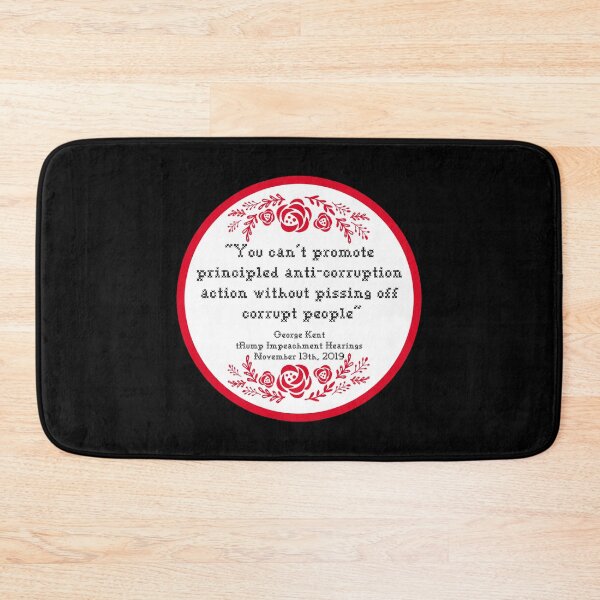 Item preview, Kent Corruption Quote - Needlepoint (red circle) designed and sold by Thelittlelord.
