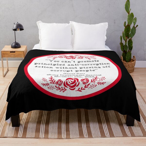 Item preview, Kent Corruption Quote - Needlepoint (red circle) designed and sold by Thelittlelord.