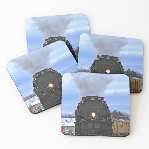 Item preview, Big Boy 4014 with smoke,steam, and clouds  designed and sold by ROBERTDBROZEK.