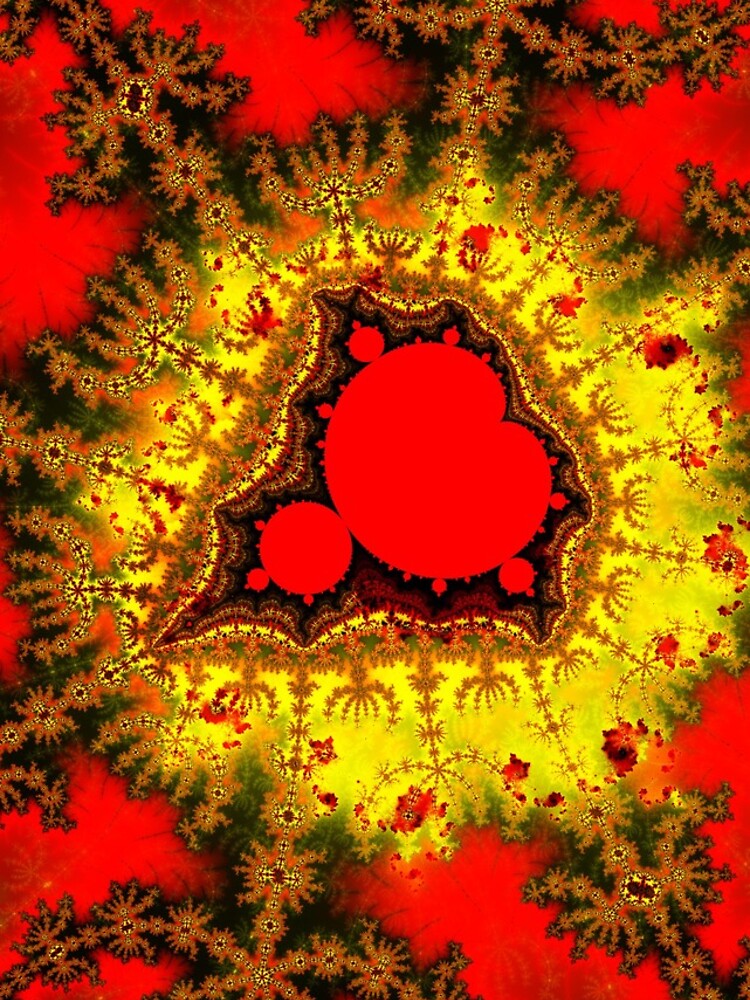 Red Mandelbrot II by rupertrussell