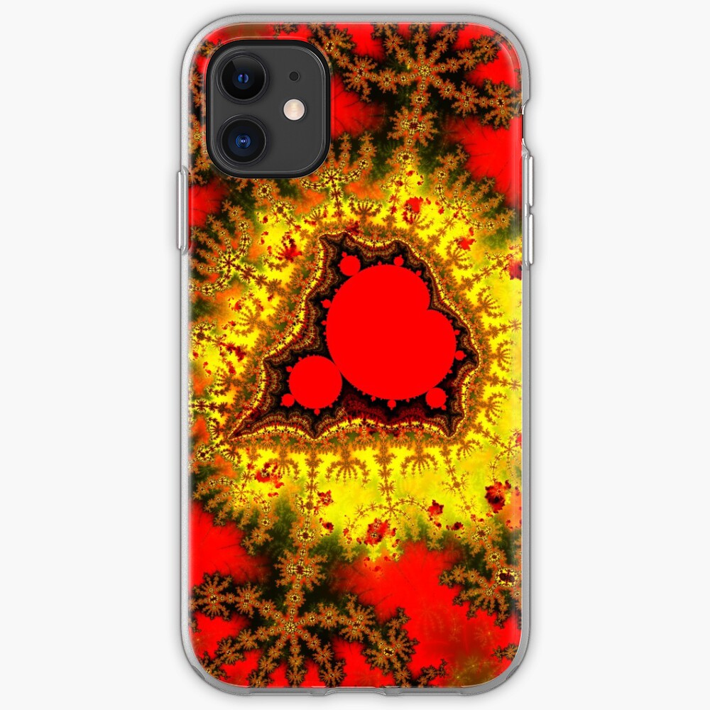 Red Mandelbrot II iPhone Case & Cover
