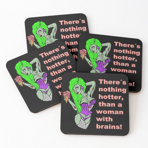Item preview, Zombie Woman with Brains; designed and sold by StickerApe.