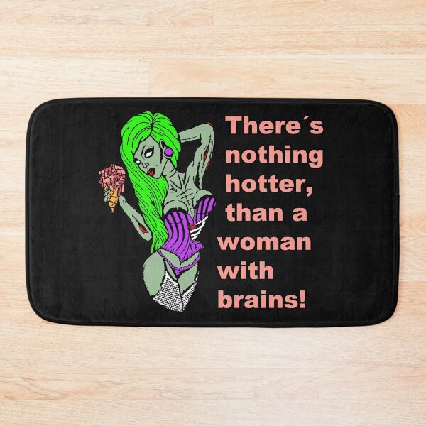 Item preview, Zombie Woman with Brains; designed and sold by StickerApe.