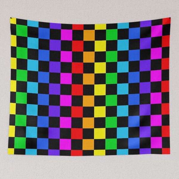 Item preview, Rainbow Checkerboard designed and sold by implexity.