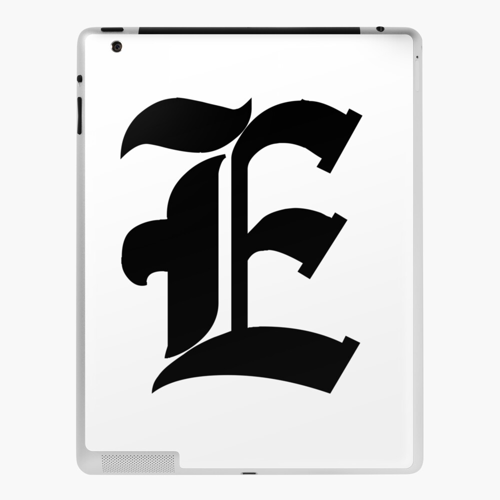 D - old English font lettering iPad Case & Skin for Sale by Drayziken