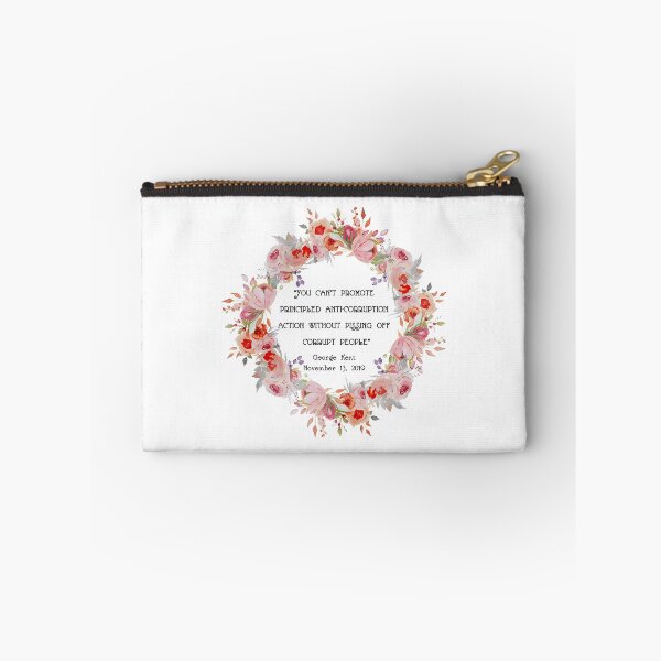 Item preview, Kent Corruption Quote - pissing off corrupt people (flowers) designed and sold by Thelittlelord.