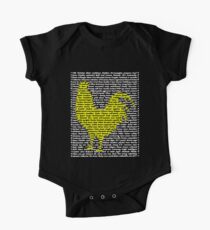 'The Year Of The Rooster / Cockerel" Clothing One Piece - Short Sleeve
