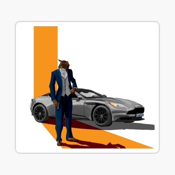 Rapshinski the Hitman Sticker