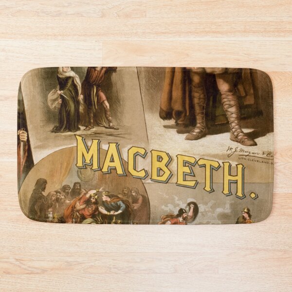 Item preview, Vintage Macbeth Theatre Poster designed and sold by livianasgifts.