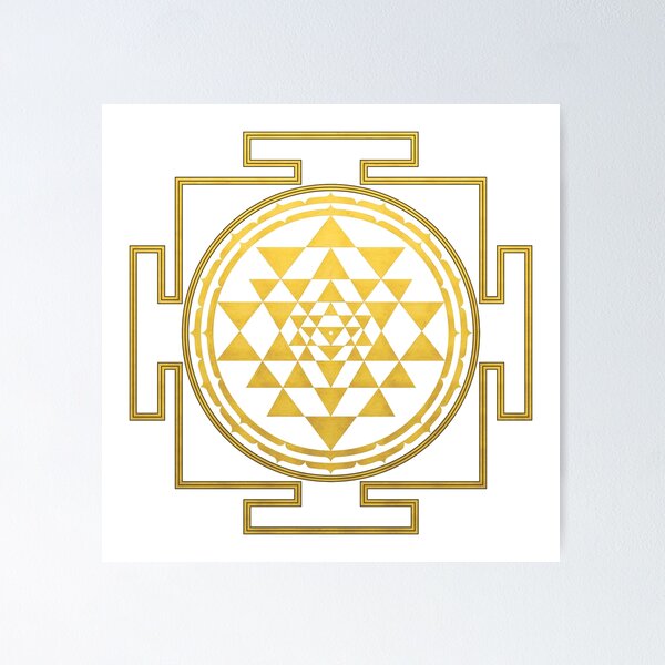 Item preview, Sri Yantra - vintage gold designed and sold by your-samadhi.