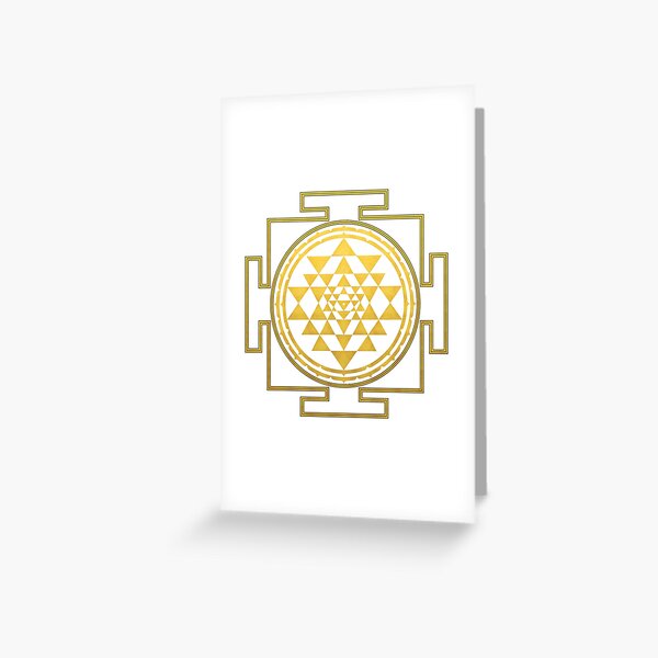 Item preview, Sri Yantra - vintage gold designed and sold by your-samadhi.