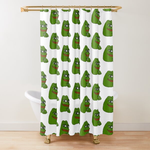 Erosebridal Green Frog Bath Curtain Funny Frog Shower Curtain 72 Wx84  L,Cartoon Wild Animals Shower Curtain Set for Kids Child Toddler Boys,Cute