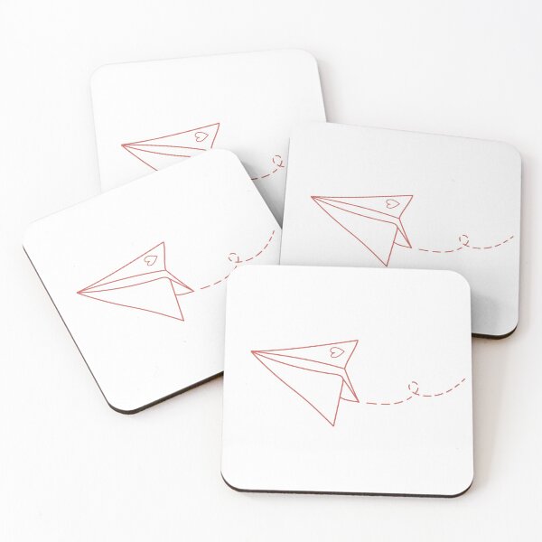 Item preview, red paper airplane designed and sold by emwight.