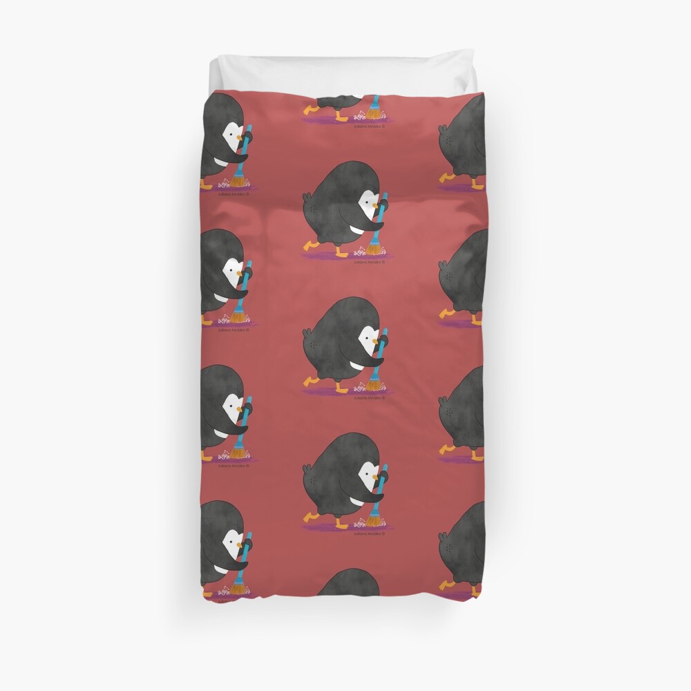 Caesar doing some home chores Duvet Cover