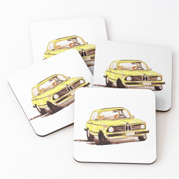 Item preview, Old Car Model 1975 2002tii Fan gift decor, Watercolor painting  designed and sold by MahsaWatercolor.