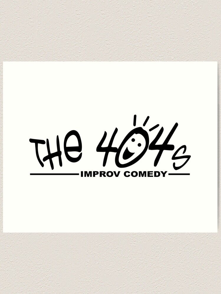 Thumbnail 2 of 3, Art Print, The 404s Logo - Black designed and sold by the404s.
