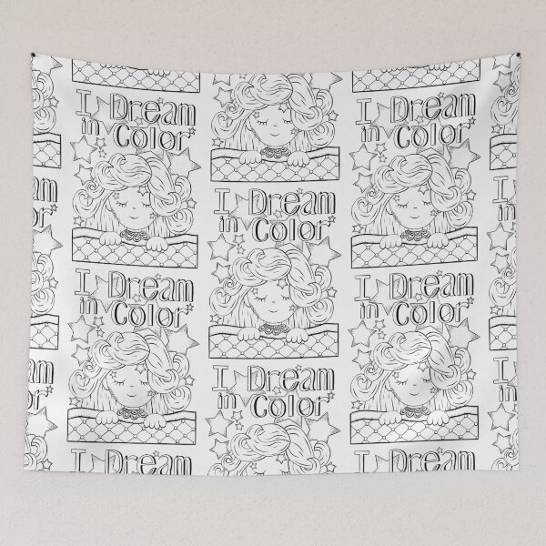 Item preview, I Dream in Color designed and sold by coloringbliss.