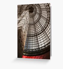 Melbourne Coops shot tower Greeting Card