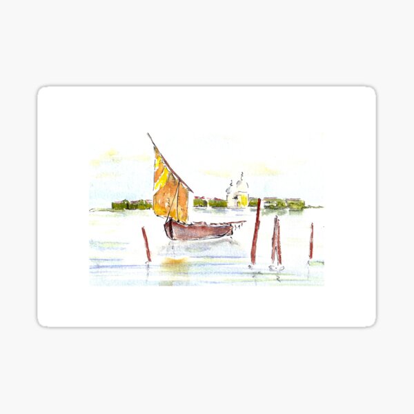 Watercolour sketch Sticker