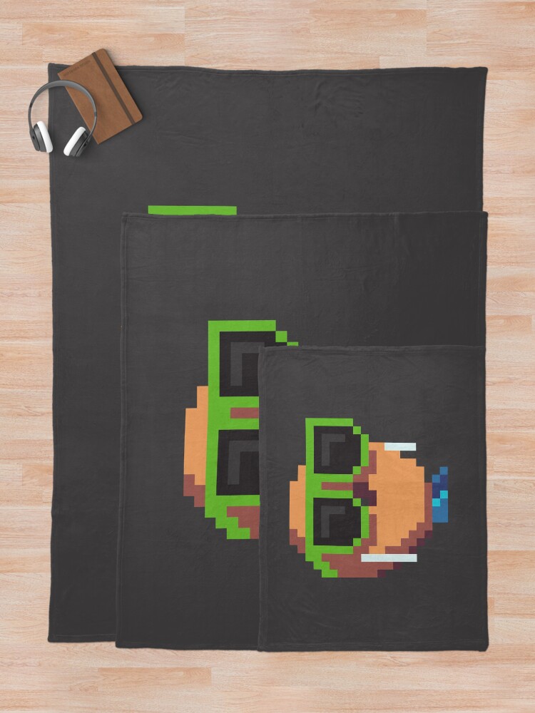 Alternate view of Lou Bagel Logo Throw Blanket