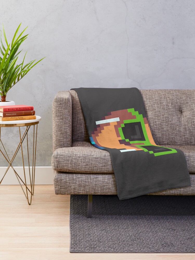 Alternate view of Lou Bagel Logo Throw Blanket