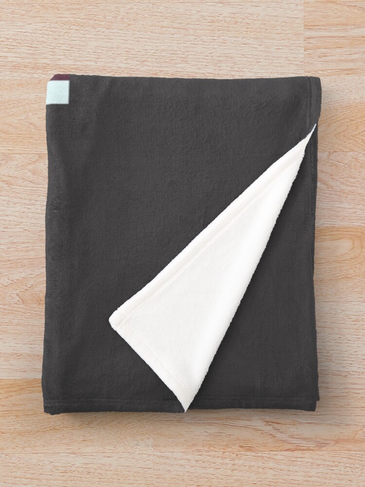 Alternate view of Lou Bagel Logo Throw Blanket