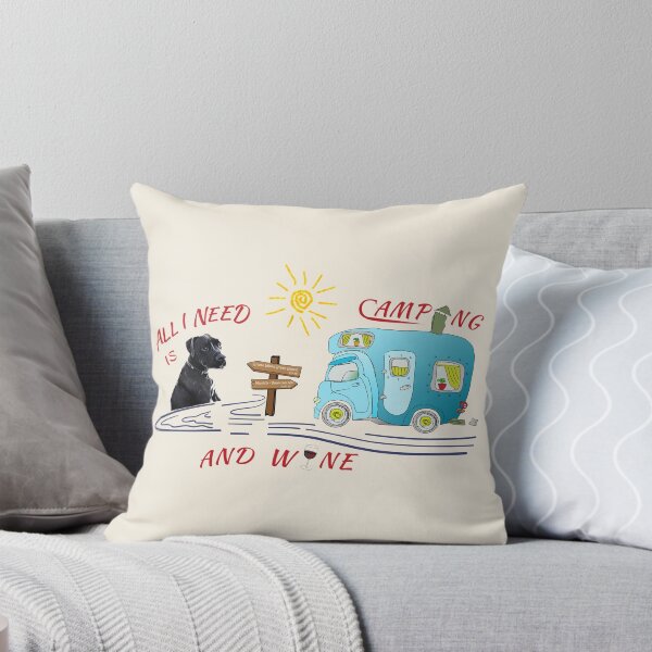 Item preview, All I WANT is WINE, SUN, BEACH, CAMPING shirt designed and sold by SiRaGeckoDesign.