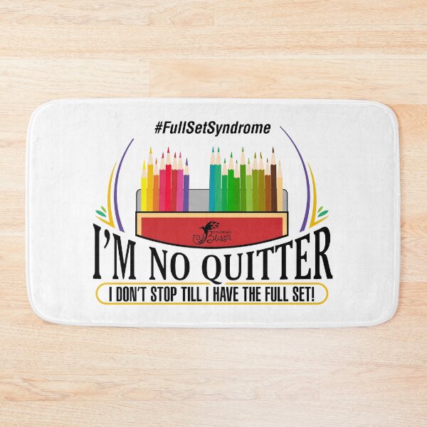 Item preview, Colorist are not quitters. We do not stop until we have all the colors available in a coloring tool set.  designed and sold by coloringbliss.