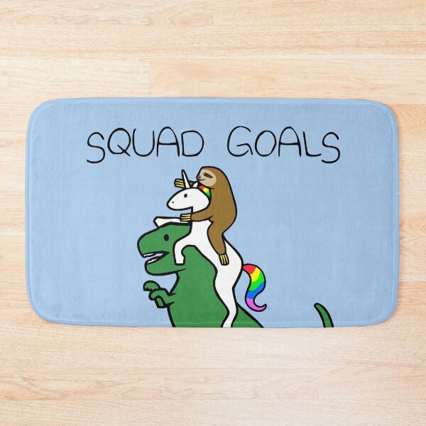 Item preview, Squad Goals (Sloth, Unicorn, T-Rex) designed and sold by jezkemp.