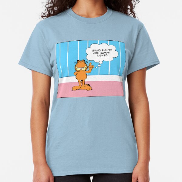 garfield trans rights are human rights Classic T-Shirt