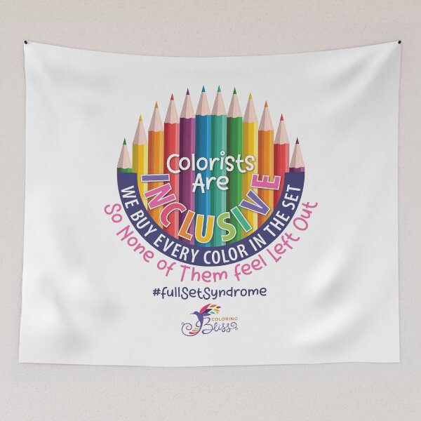 Item preview, Colorists are inclusive, we buy every color in the set so none of them feel left out designed and sold by coloringbliss.