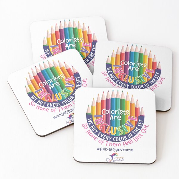 Item preview, Colorists are inclusive, we buy every color in the set so none of them feel left out designed and sold by coloringbliss.