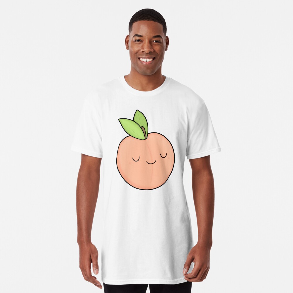 Happy Peach Long T-Shirt
