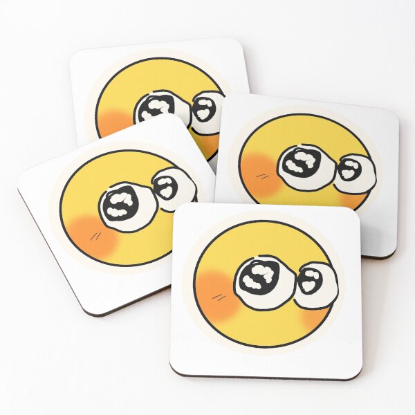 Cursed Emoji Meme Coasters for Sale