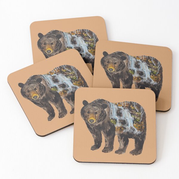 Item preview, Pennsylvania Black bear and Mountains designed and sold by bluejayknits.