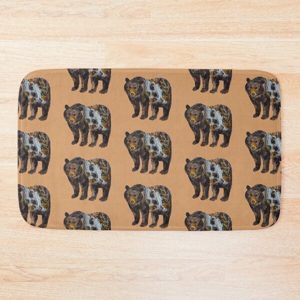 Item preview, Pennsylvania Black bear and Mountains designed and sold by bluejayknits.