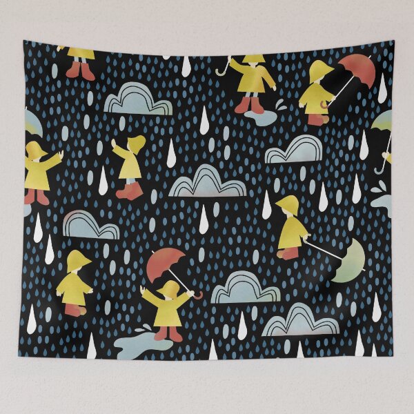 Item preview, Rainy Day (Dark) designed and sold by inkblotcreative.