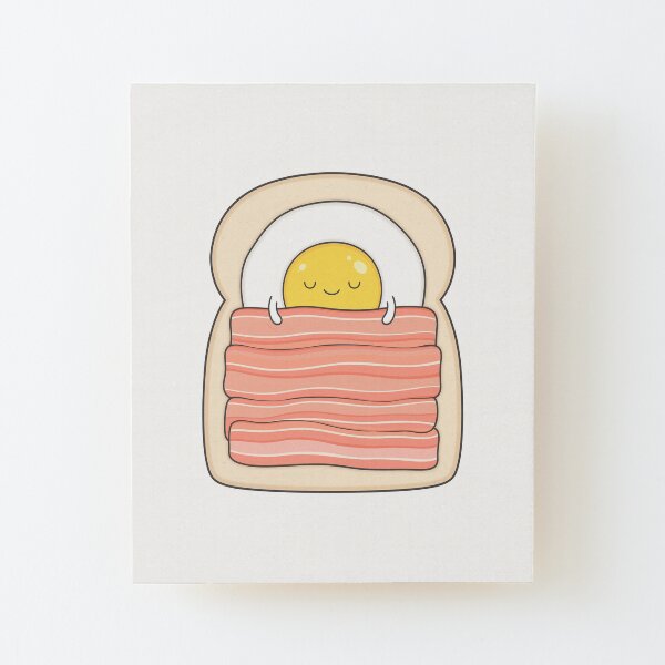 bed and breakfast Wood Mounted Print