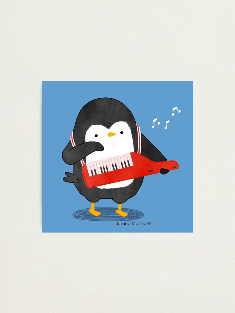 Alternate view of Keyboarder Penguin Photographic Print