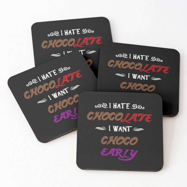 Item preview, Choco early better than chocolate - grey text designed and sold by Erewego.