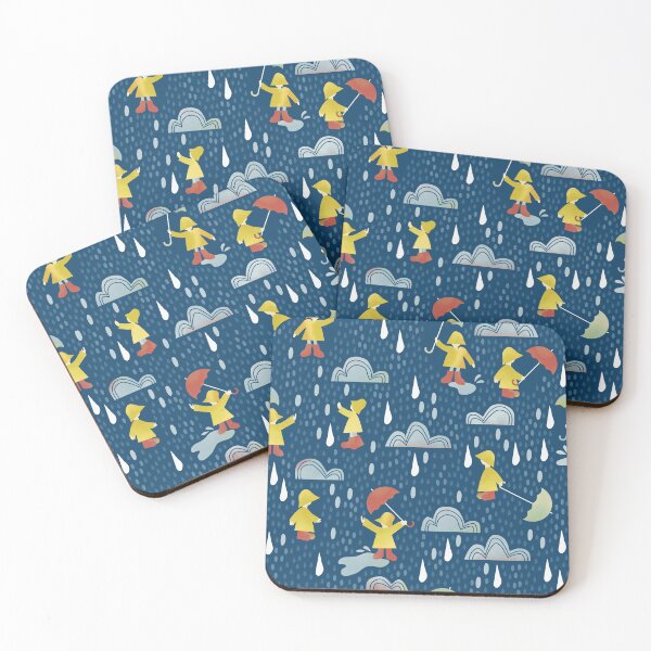 Item preview, Rainy Day (Blue) designed and sold by inkblotcreative.