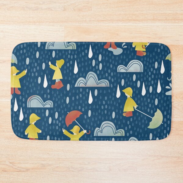 Item preview, Rainy Day (Blue) designed and sold by inkblotcreative.