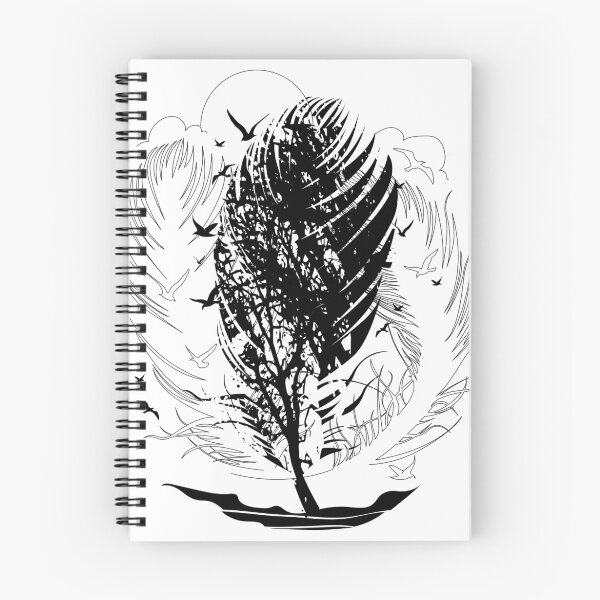 Item preview, Stormy inked days flying birds and element wind designed and sold by masatomio.