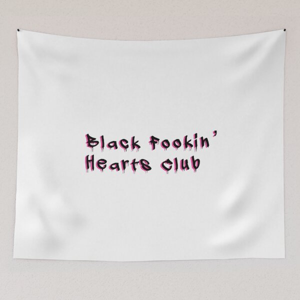 Item preview, Black fookin hearts club 3 designed and sold by ouatisworld.