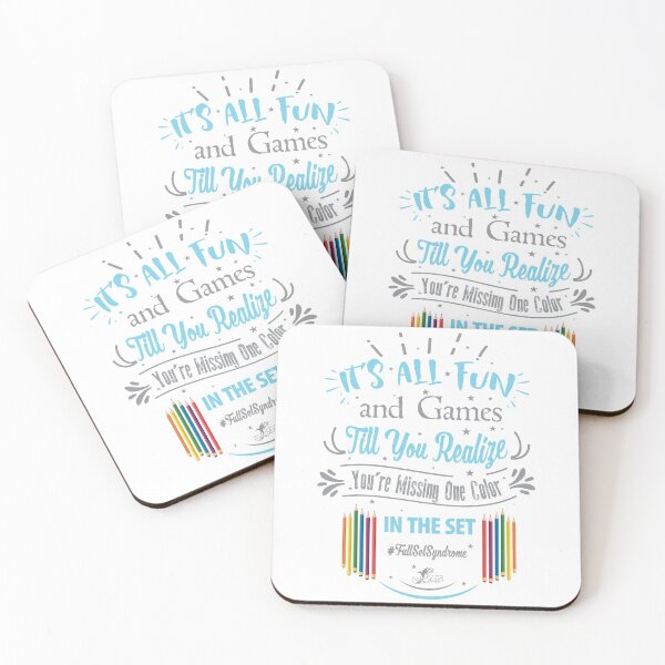 Item preview, It is all fun and games with coloring, until you're missing one color in the set.  designed and sold by coloringbliss.